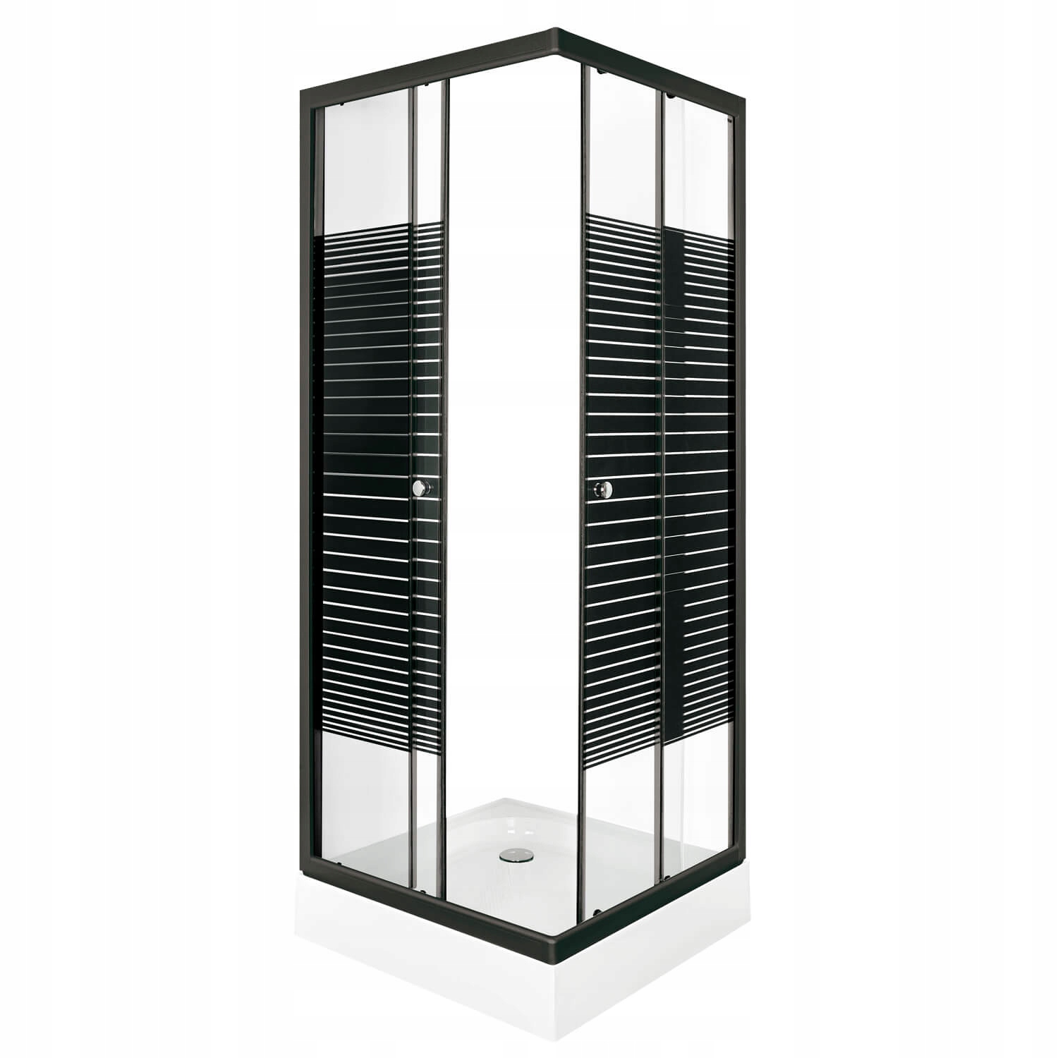 Sprchovací kút Kerra Pico s posuvnými dverami 80 x 80 cm